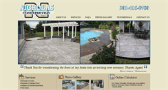 Desktop Screenshot of nicholasconstruction.com